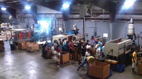 Georgia Governor's Honors Program students tour Peliton